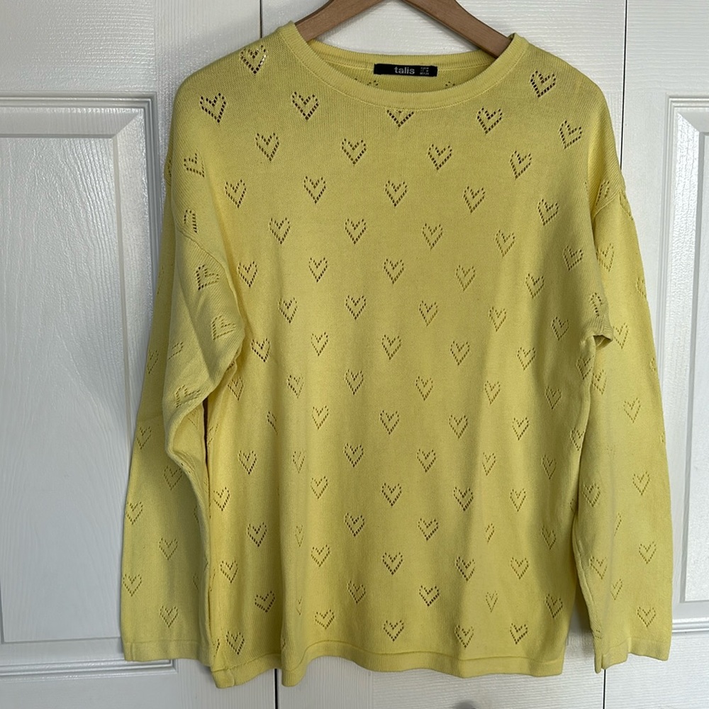 Beautiful heart sweater by Talis